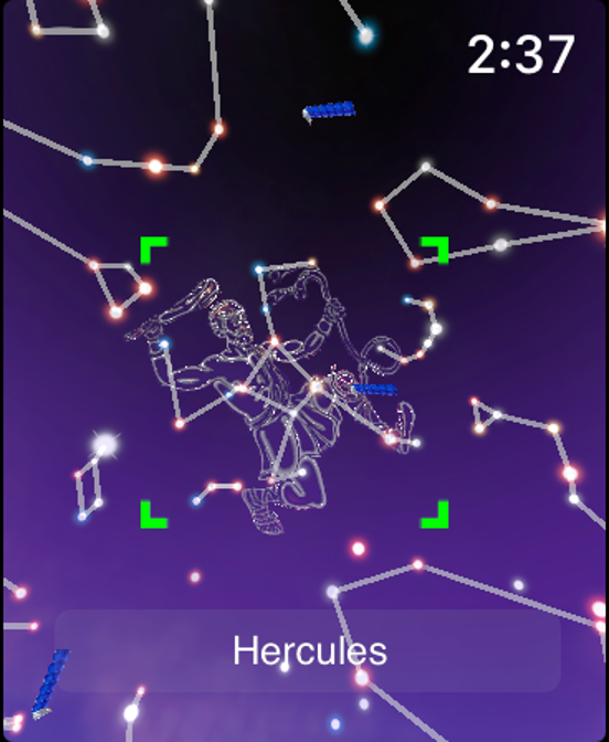 Night Sky app interface