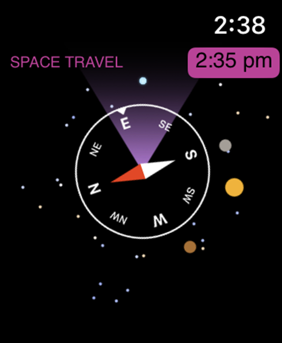 Night Sky app interface